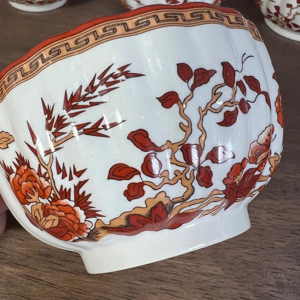 Spode‎ Indian Tree Rust Orange 4 ⅞